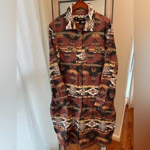 Shyanne Western Duster Like New XL